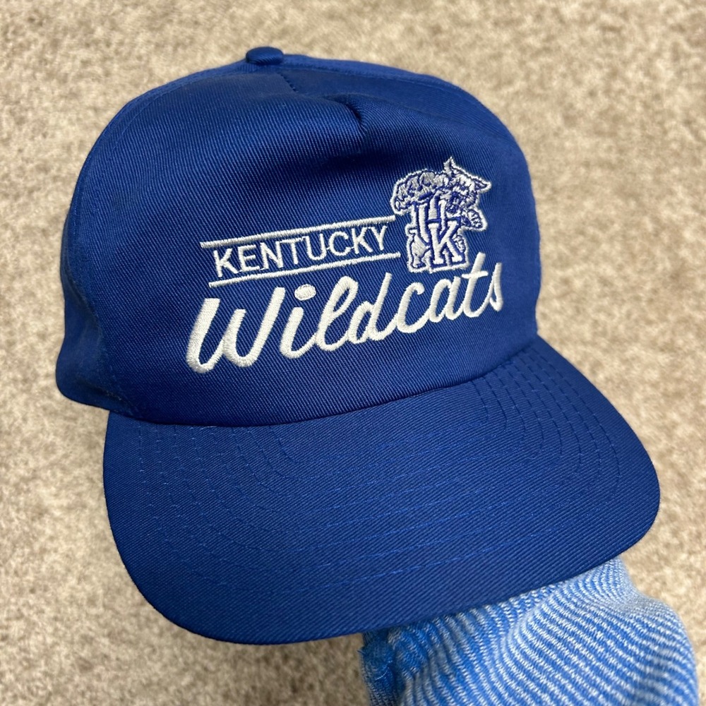 Vintage Kentucky Wildcats UK Hat/Cap Script Snapback Embroidered American Needle